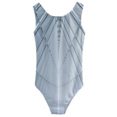 Architecture Building Kids  Cut-out Back One Piece Swimsuit by artworkshop