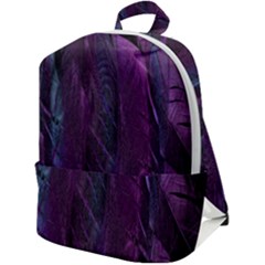 Feather Zip Up Backpack by artworkshop
