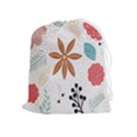 Nature Flora Drawstring Pouch (XL) View1