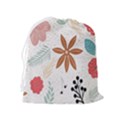 Nature Flora Drawstring Pouch (XL) View2