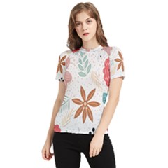 Nature Flora Women s Short Sleeve Rash Guard by artworkshop