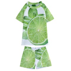 Lemon Clipart Kids  Swim Tee And Shorts Set by Jancukart