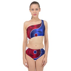 Yin Yang Eastern Asian Philosophy Spliced Up Two Piece Swimsuit by Jancukart