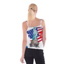 Statue Of Liberty Independence Day Poster Art Spaghetti Strap Top View2