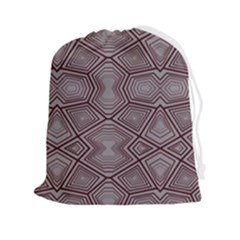 Abstract Pattern Geometric Backgrounds Drawstring Pouch (2xl) by Eskimos