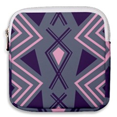 Abstract Pattern Geometric Backgrounds  Mini Square Pouch by Eskimos