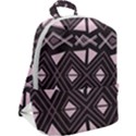 Abstract pattern geometric backgrounds Zip Up Backpack View2