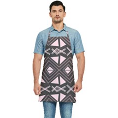 Abstract Pattern Geometric Backgrounds Kitchen Apron by Eskimos