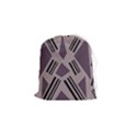 Abstract pattern geometric backgrounds   Drawstring Pouch (Small) View1