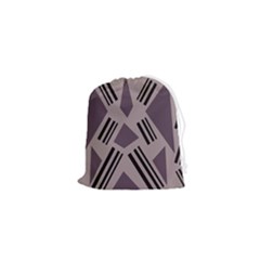 Abstract Pattern Geometric Backgrounds   Drawstring Pouch (xs) by Eskimos