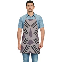 Abstract Pattern Geometric Backgrounds   Kitchen Apron by Eskimos