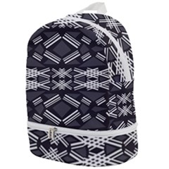 Abstract Pattern Geometric Backgrounds  Zip Bottom Backpack by Eskimos