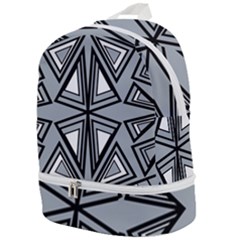 Abstract Pattern Geometric Backgrounds   Zip Bottom Backpack by Eskimos