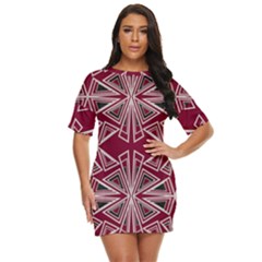 Abstract Pattern Geometric Backgrounds  Just Threw It On Dress by Eskimos