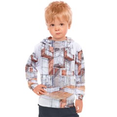 Rag-flats-onion-flats-llc-architecture-drawing Graffiti-architecture Kids  Hooded Pullover by Jancukart