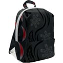 Folk flowers print Floral pattern Ethnic art Zip Up Backpack View2