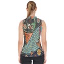 Mosaic Mock Neck Shell Top View2