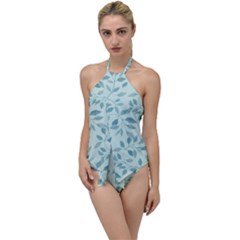 Seamless Foliage Go With The Flow One Piece Swimsuit by artworkshop
