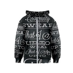 I Solemnly Swear Harry Potter Kids  Zipper Hoodie by nate14shop