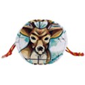 Deer-unicorn-tattoo-drawing-vector-watercolor Drawstring Bucket Bag View3