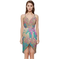Freedom To Pour Wrap Frill Dress by Hayleyboop