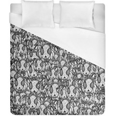 Sketchy Monster Insect Drawing Motif Pattern Duvet Cover (california King Size) by dflcprintsclothing