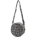 Sketchy Monster Insect Drawing Motif Pattern Crossbody Circle Bag View1