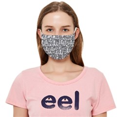 Sketchy Monster Insect Drawing Motif Pattern Cloth Face Mask (adult) by dflcprintsclothing