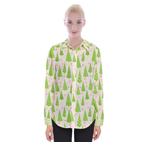 Christmas-a 002 Womens Long Sleeve Shirt by nate14shop