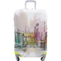 Drawing-watercolor-painting-city Luggage Cover (Large) View1
