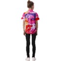 Colorful Painting Kids  Short Sleeve Shirt View2