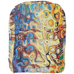Colorful Structure Full Print Backpack by artworkshop