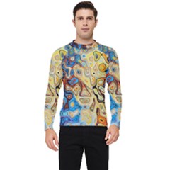 Colorful Structure Men s Long Sleeve Rash Guard by artworkshop