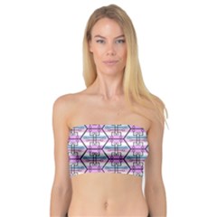 Hackers Town Void Mantis Hexagon Bigender Pride Flag Bandeau Top by WetdryvacsLair