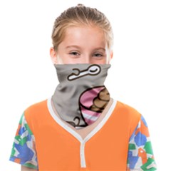 Cat Kitten Face Covering Bandana (kids) by Jancukart