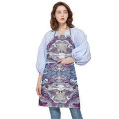 Abstract Pouring Pocket Apron by kaleidomarblingart
