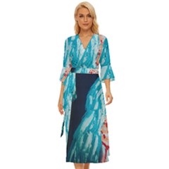 Faceless Midsummer Wrap Dress by Hayleyboop