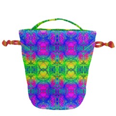 Happy Colors Drawstring Bucket Bag by Thespacecampers