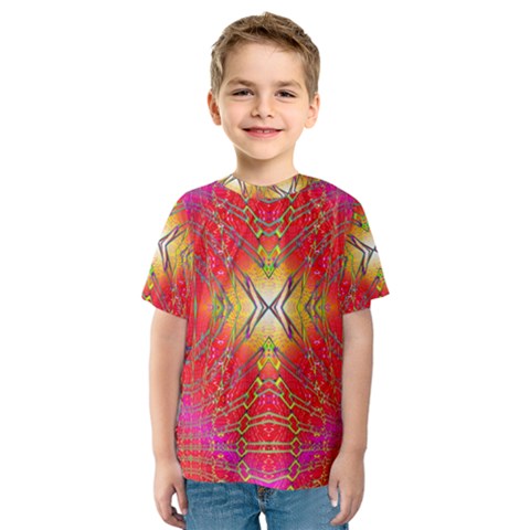 Lava Liquid Kids  Sport Mesh Tee by Thespacecampers