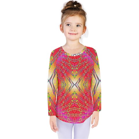 Lava Liquid Kids  Long Sleeve Tee by Thespacecampers