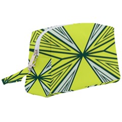 Abstract Pattern Geometric Backgrounds  Wristlet Pouch Bag (large) by Eskimos