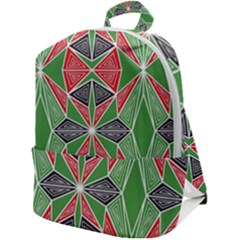 Abstract Pattern Geometric Backgrounds  Zip Up Backpack by Eskimos