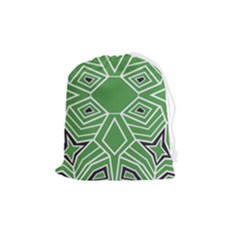 Abstract Pattern Geometric Backgrounds  Drawstring Pouch (medium) by Eskimos