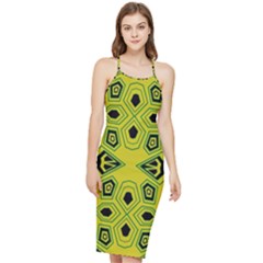 Abstract Pattern Geometric Backgrounds  Bodycon Cross Back Summer Dress by Eskimos