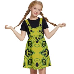 Abstract Pattern Geometric Backgrounds  Kids  Apron Dress by Eskimos