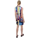 City-street-car-road-architecture Sleeveless Shirt Dress View2