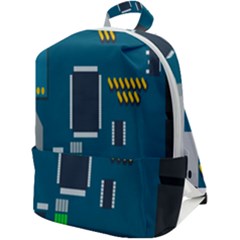 Amphisbaena Two Platform Dtn Node Vector File Zip Up Backpack by Sapixe