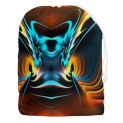 Duck-crazy-duck-abstract Drawstring Pouch (3xl) by Jancukart