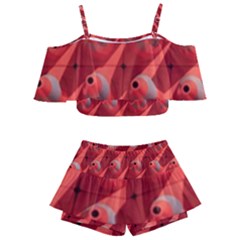 Sculpture-art-traffic-cones-plastic Kids  Off Shoulder Skirt Bikini by Jancukart