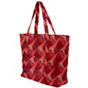 Sculpture-art-traffic-cones-plastic Zip Up Canvas Bag View1